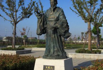 聊城精美大师级铜雕——王羲之雕像