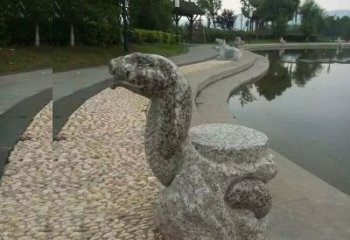 聊城中领雕塑-十二生肖蛇石雕