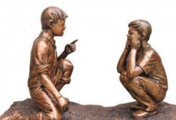 聊城专业定制小品铜雕-尊贵的雕塑男孩