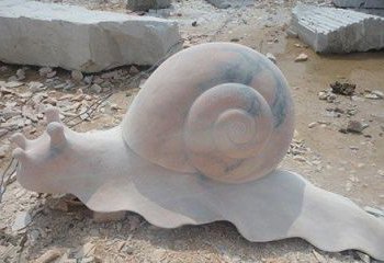 聊城真实大小的蜗牛石雕