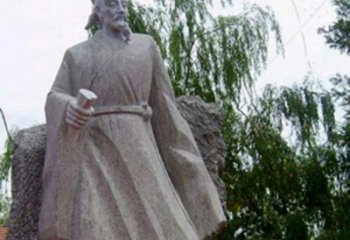 聊城中领雕塑，精美李白雕塑