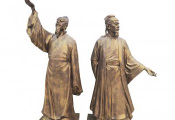 聊城中领雕塑-传承古代文人雅士李白雕塑