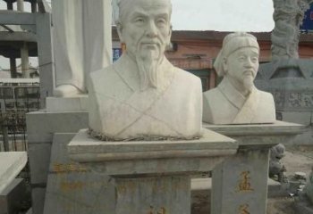 聊城高级定制古代名人祖冲之头像雕塑