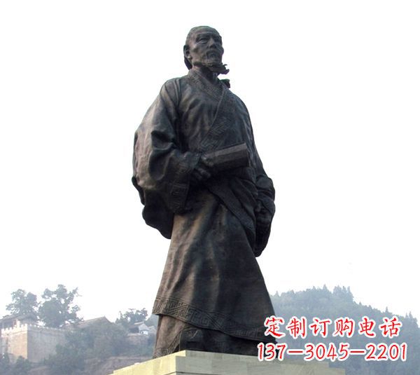 聊城中领雕塑司马迁雕像,正宗传承古代文化