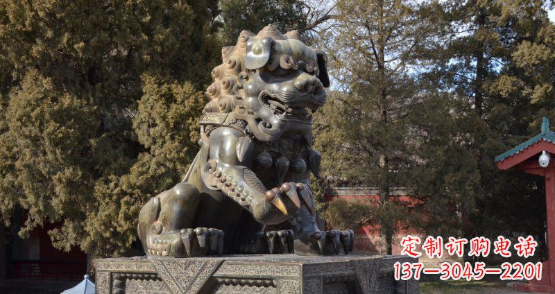聊城故宫狮子雕塑,展现古代文化之美