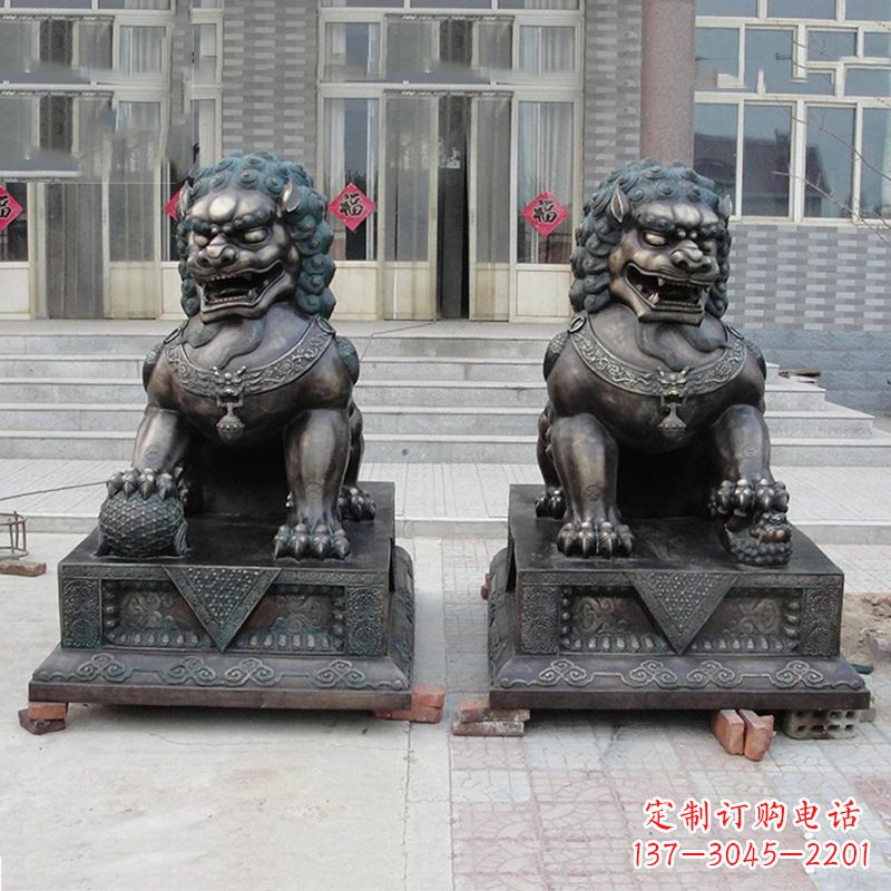 聊城故宫狮子雕塑,精美绝伦,给您不一样的视觉享受