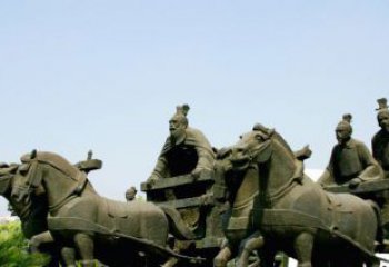 聊城中领雕塑--尊贵马车雕塑