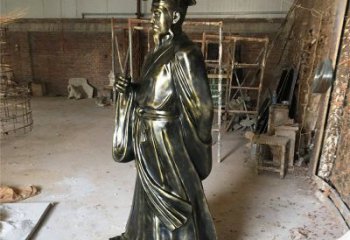 聊城千古经典——代表古代艺术审美的王羲之雕塑