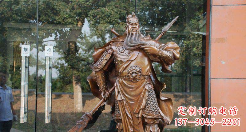 聊城关公古代人物铜雕