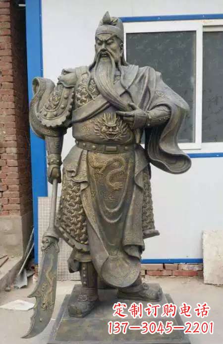 聊城中领雕塑:传承传说,精美制作关羽铜雕