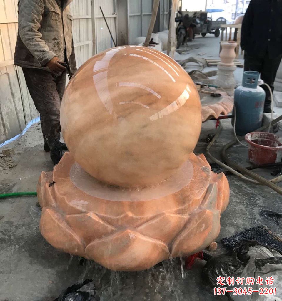 聊城观音风水球定制雕塑