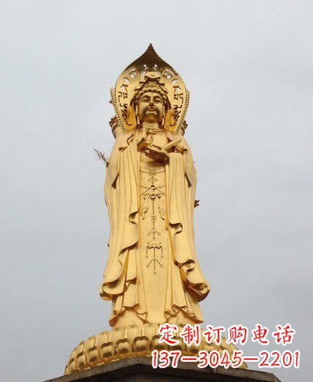 聊城观音菩萨铜雕像