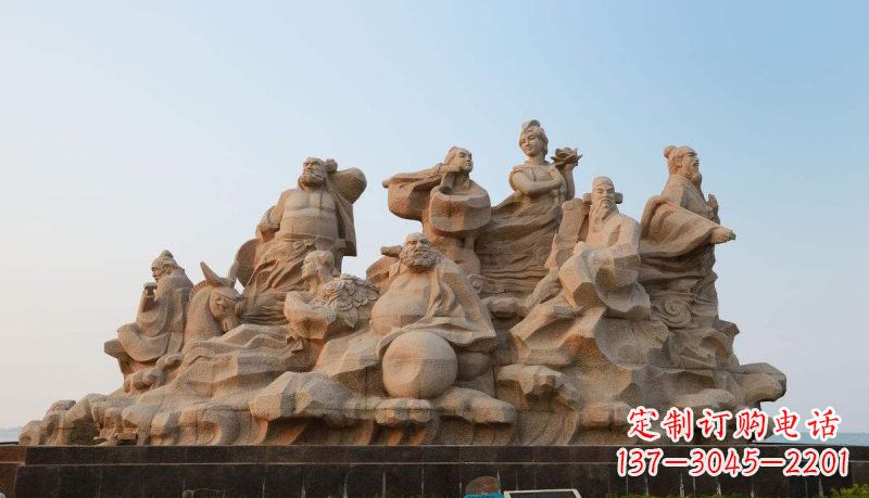 聊城专业定制八仙过海雕塑