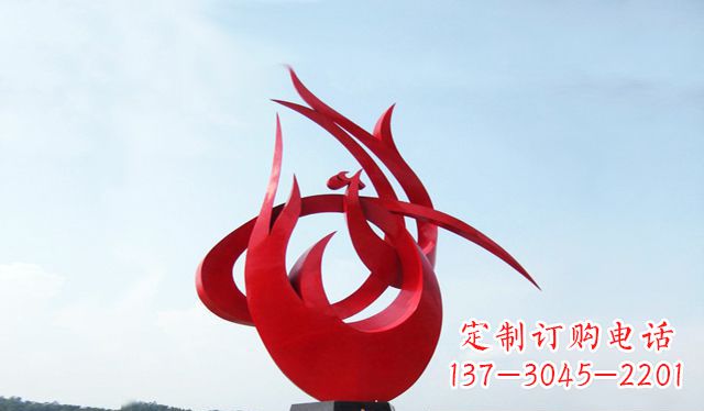 聊城艺术引领,荣耀之羽——中国领雕塑制作不锈钢大型凤凰雕塑