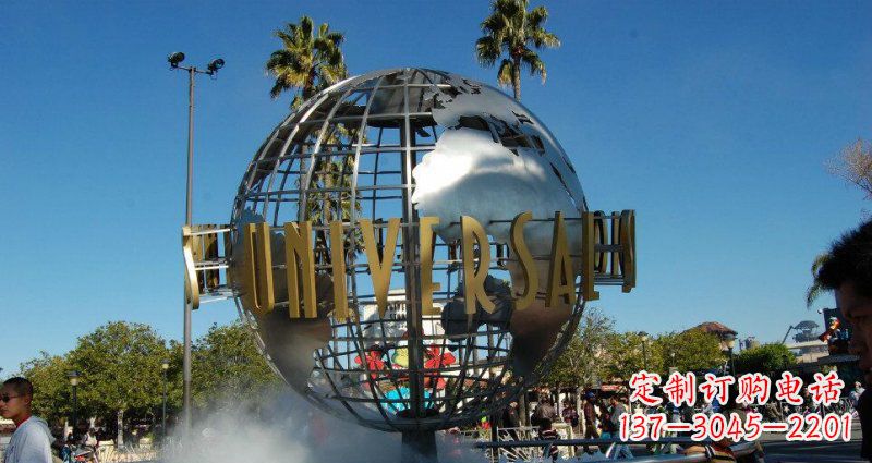 聊城中领雕塑仿真不锈钢地球雕塑