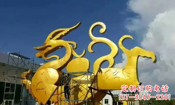 聊城中领雕塑动物雕塑,精美多彩;