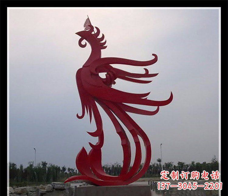 聊城精美不锈钢凤凰雕塑