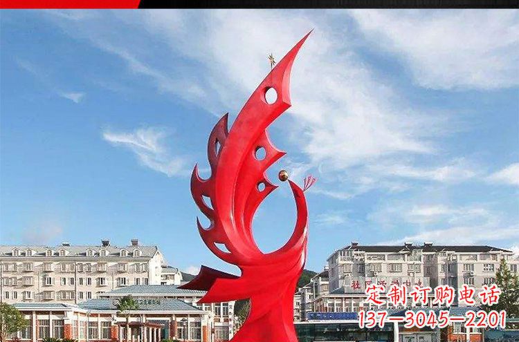 聊城高雅大气的不锈钢凤凰雕塑