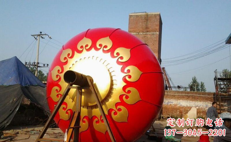 聊城中领雕塑推出精美灯笼雕塑