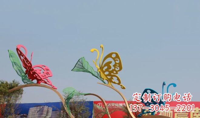 聊城中领雕塑|不锈钢定制蝴蝶雕塑