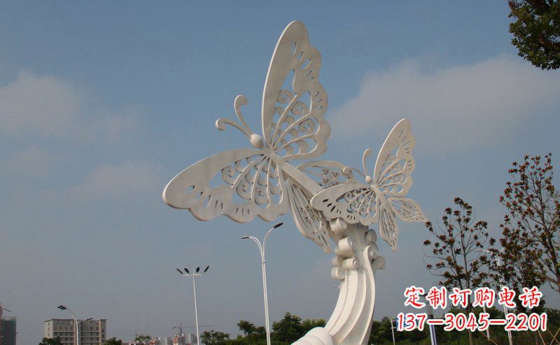 聊城完美的蝴蝶不锈钢雕塑
