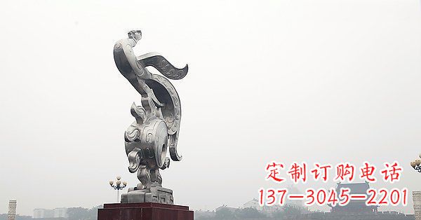 聊城炫丽凤凰,景观雕塑精美绝伦