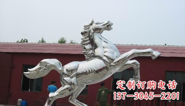 聊城中领雕塑-不锈钢动物雕塑