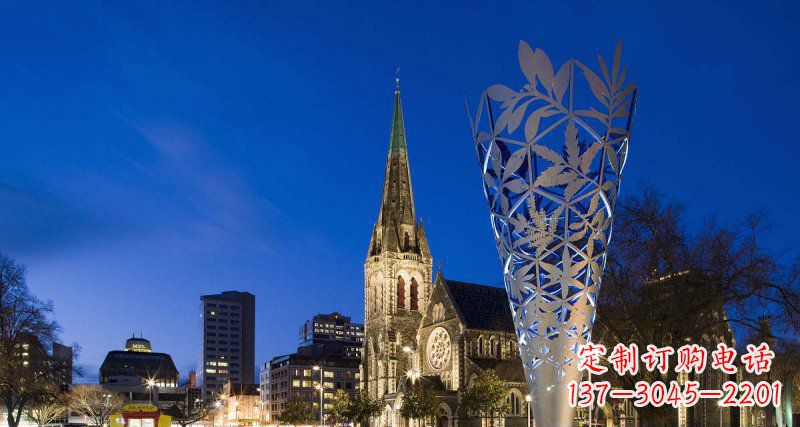 聊城不锈钢树叶雕塑——给现代空间带来优雅古朴之美