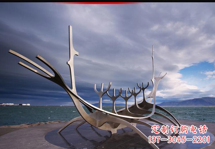 聊城广场不锈钢树枝景观雕塑