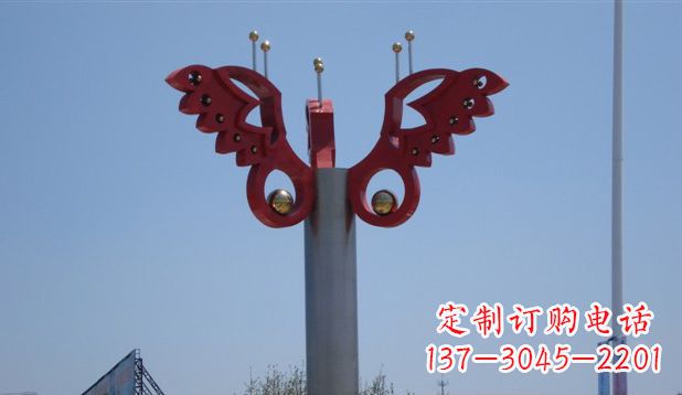 聊城欣赏精美蝴蝶雕塑,感受生活的美好