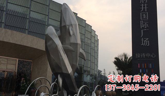 聊城品质超凡的不锈钢海豚雕塑