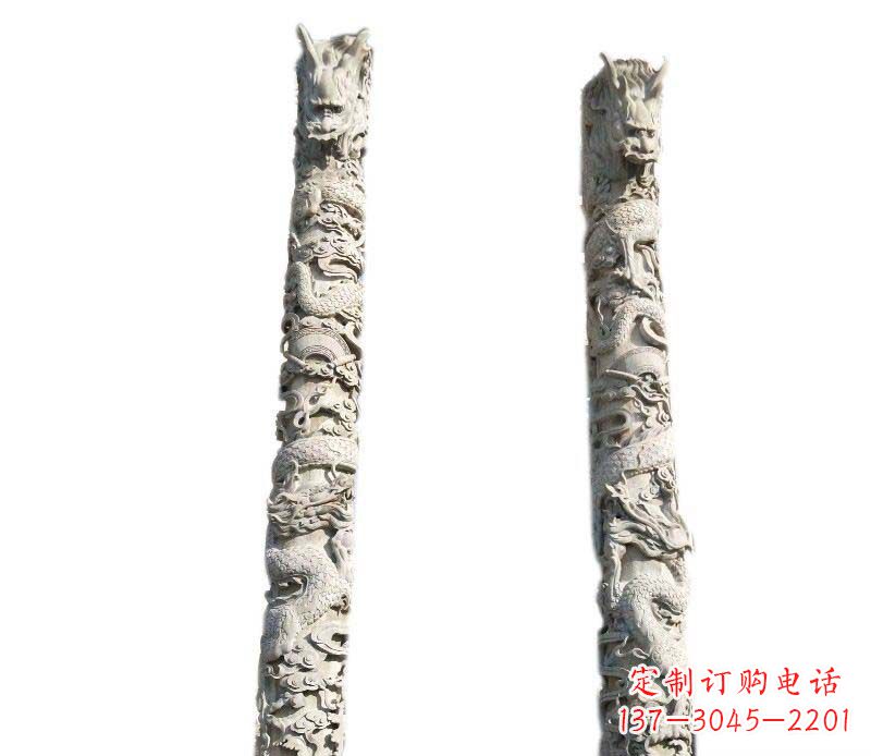 聊城欣赏传统工艺,邀请专业大理石龙柱雕塑