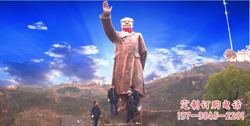 聊城大型毛主席伟人铜雕