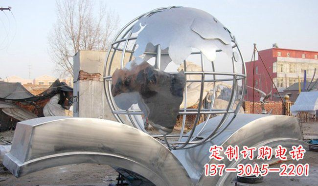聊城艺术地球,传承贵族气派的不锈钢雕塑