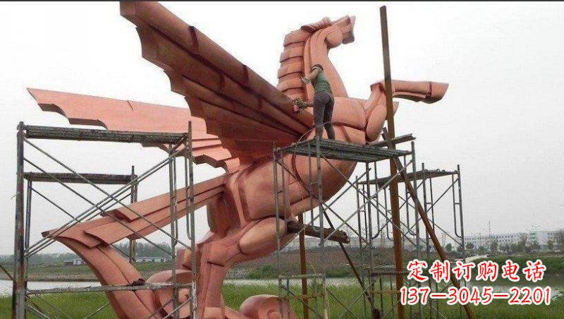 聊城飞马铜雕:完美艺术品