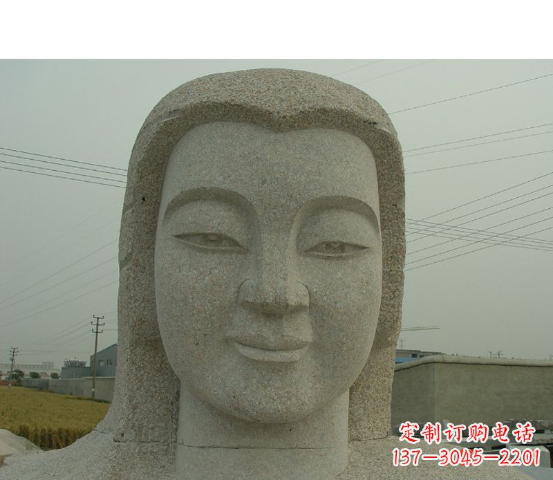 聊城母爱永恒——广场黄河母亲石雕