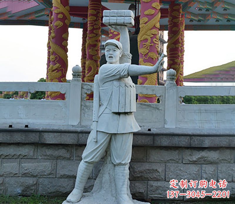 聊城董存瑞石雕:一种传承精湛工艺的艺术品