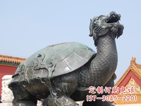 聊城中领雕塑:广场用大型铜龙雕塑