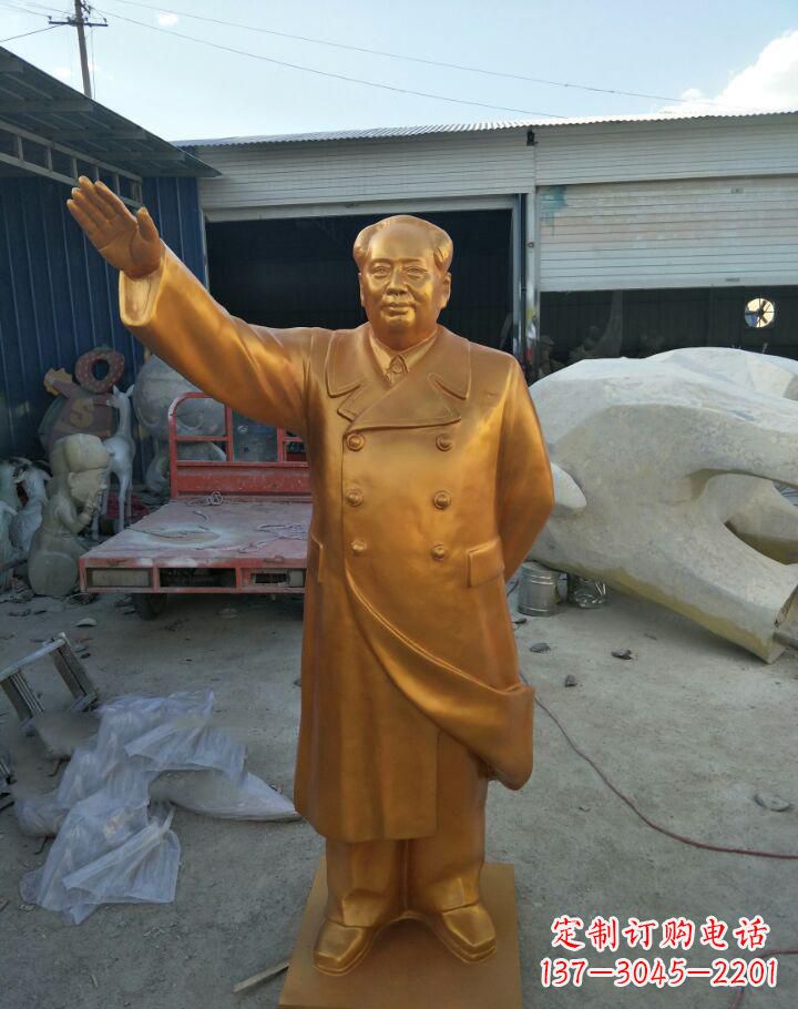 聊城毛主席铜雕——定制精美大型雕塑