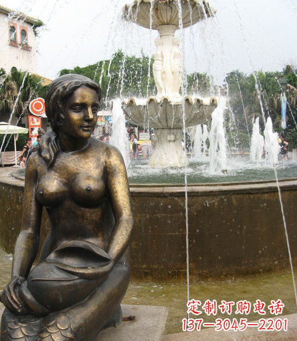 聊城海螺景观铜雕展现经典之美