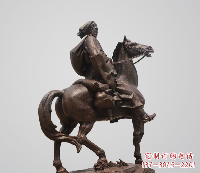 聊城典雅欧式骑马人雕塑