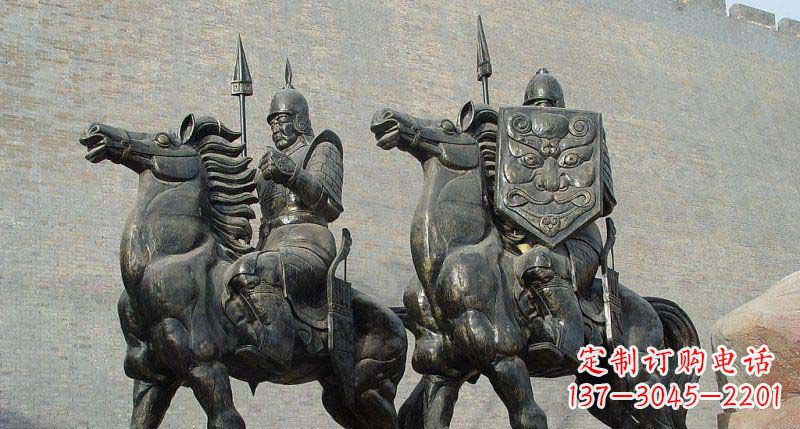 聊城中领雕塑推出的将军铜雕以古代将军的形象为…