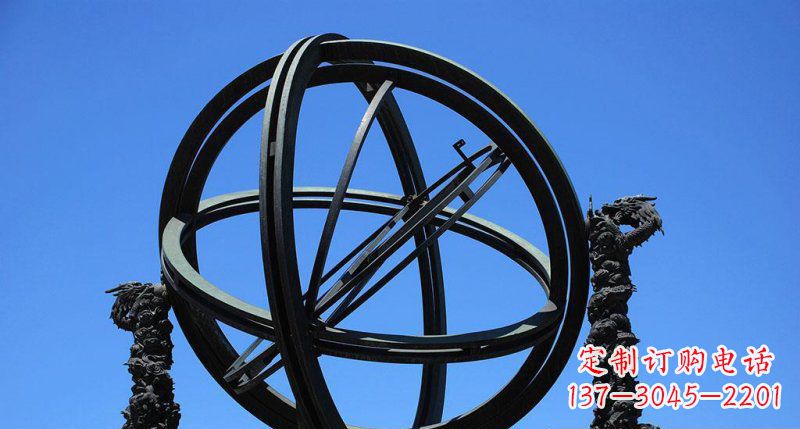 聊城华丽外观,古老意蕴——青铜浑天仪雕塑