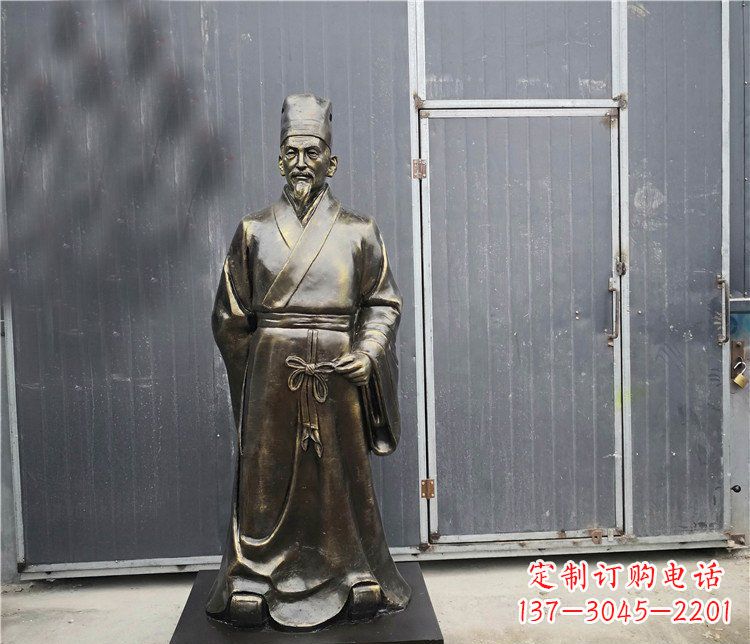 聊城中领雕塑为您打造象征李时珍行医的雕塑