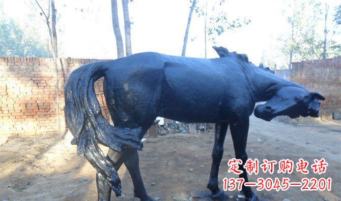 聊城中领雕塑,马出奇制——铜马动物铜雕