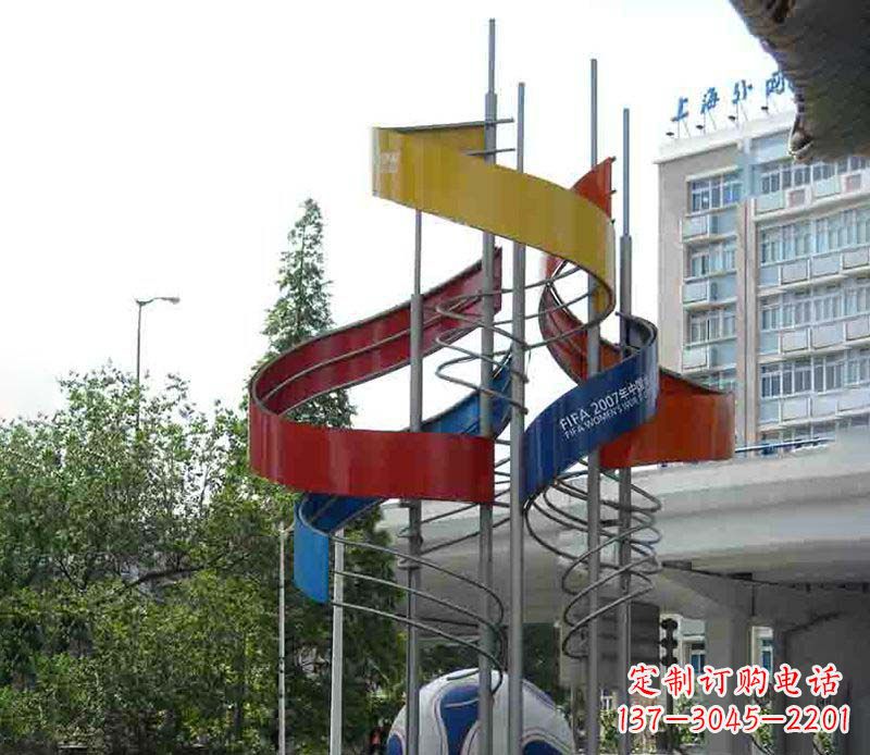 聊城精美的不锈钢足球雕塑