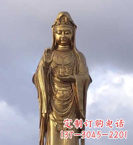 聊城佛祖蛤蜊观音精美大型雕塑
