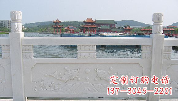 聊城海边汉白玉栏板石雕