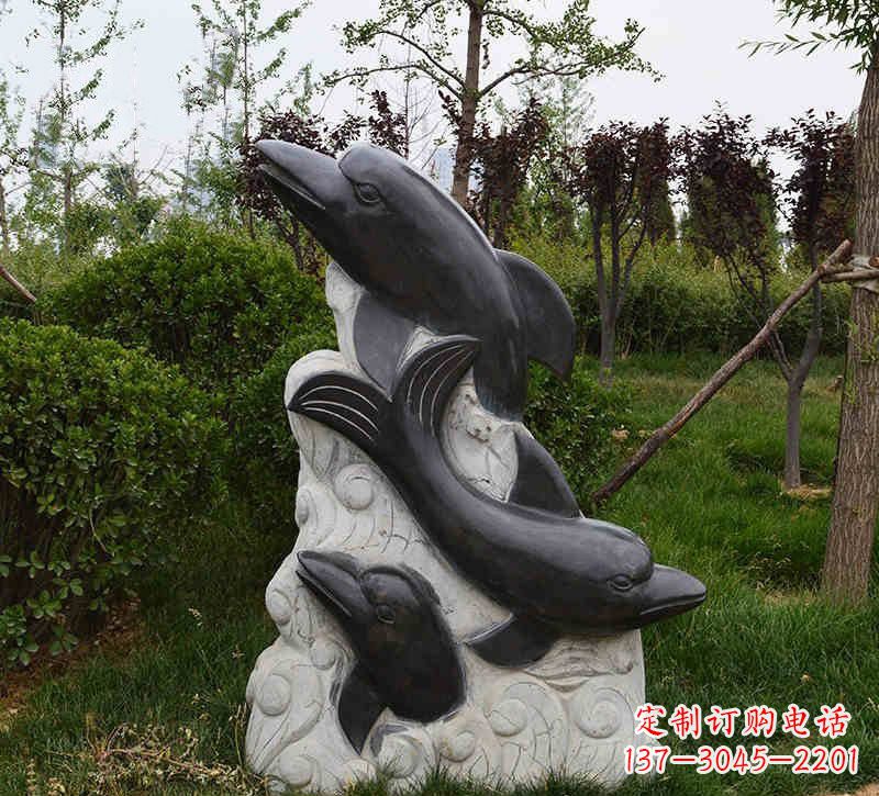 聊城特色海豚雕塑,带您体验最真实的海洋梦想