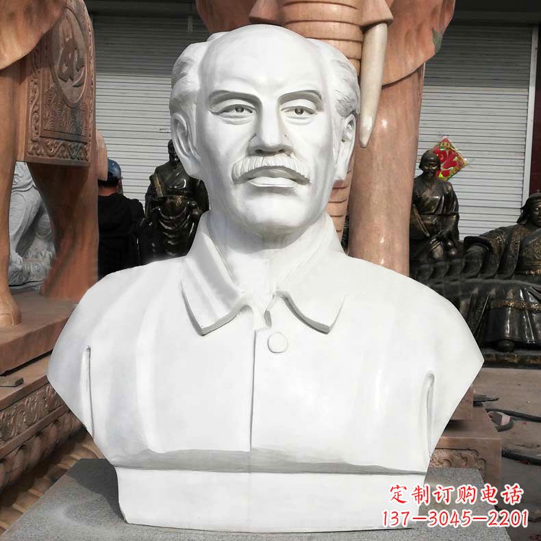 聊城白求恩胸像雕塑——校园世界名人著名医生的终极象征